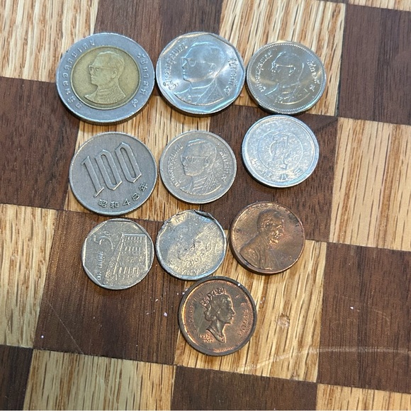 Very Interesting Vintage Coin Collectors Bundle of 10 qty coins great variety - Picture 4 of 10